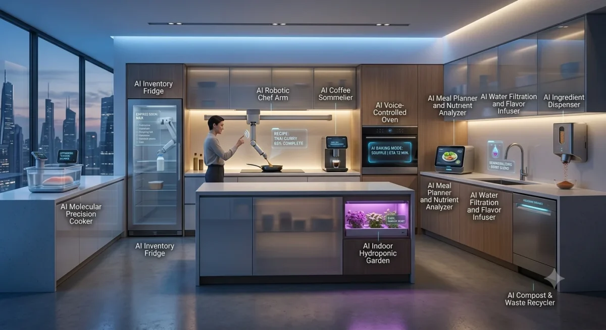 AI-Integrated Kitchen Appliances